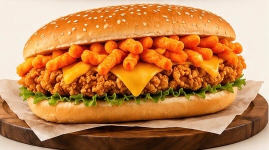 كومبو دجاج كرسبي مع شيتوز