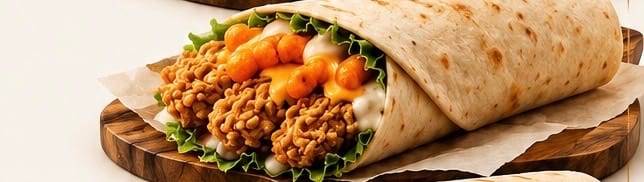 تويستر دجاج كرسبي مع شيتوز
